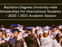 Bolsas de estudo universitárias de bacharelado para estudantes internacionais – 2020 / 2021 Sessão académica