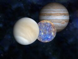 Меркурий, Юпитер и Сатурн сегодня вечером будут сиять в тройном соединении.
