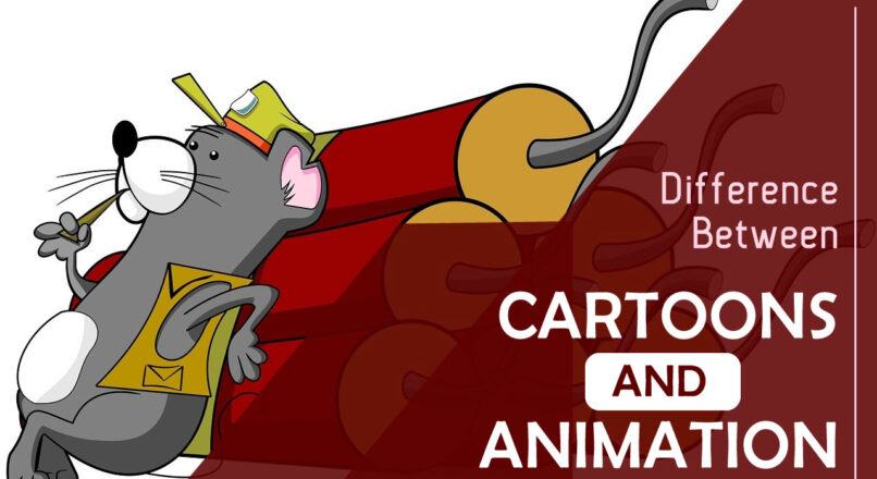 Difference between Cartoons and animation