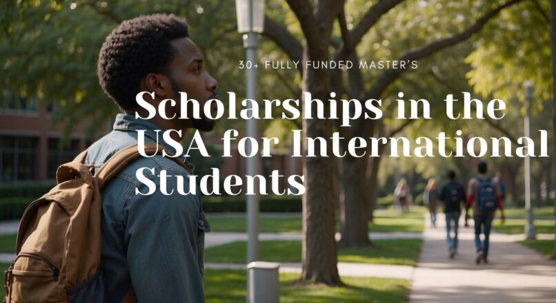 30+ Fully Funded Master’s Scholarships in the USA for International Students